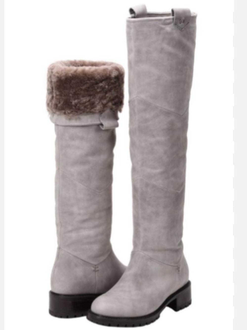 Ross & Snow Italian leather and shearling boots